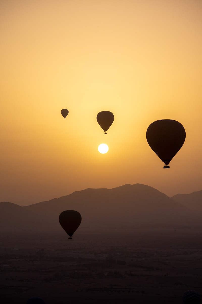 Hot Air Balloon Sunrise Marrakech