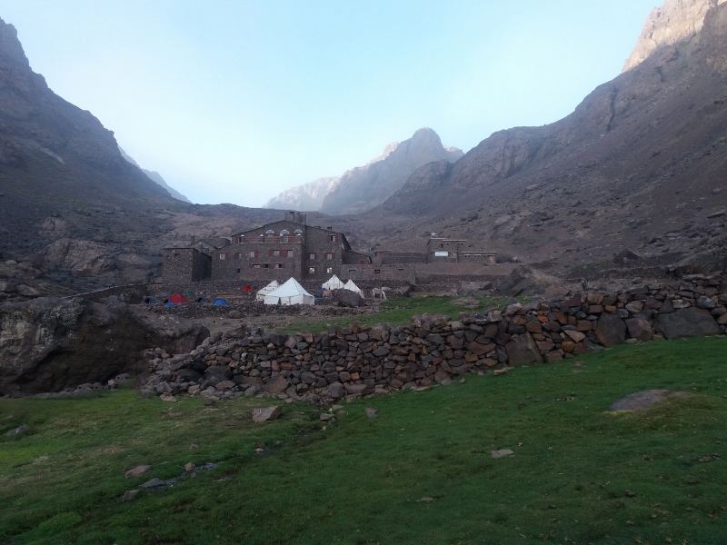 Berber guide leading the way