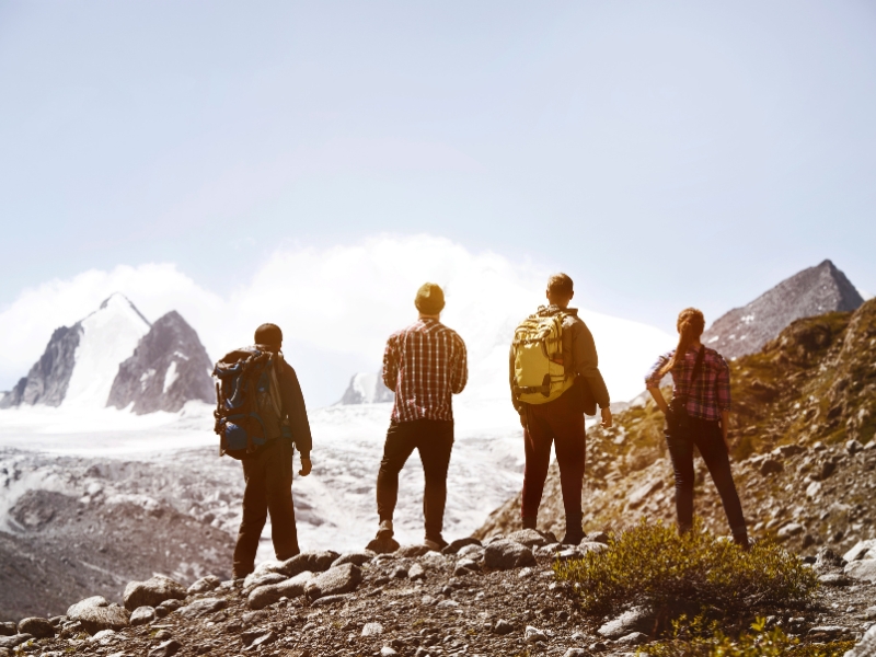 Mount Toubkal summit celebration